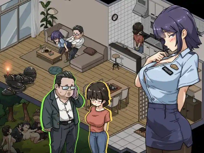 极道无赖EX 女警鮎川光 实机画面 展示图 8