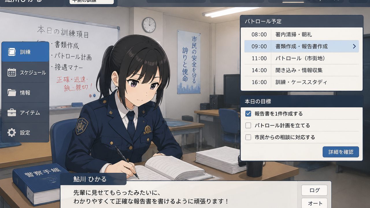 极道无赖EX 女警鮎川光 操作界面 页面配图