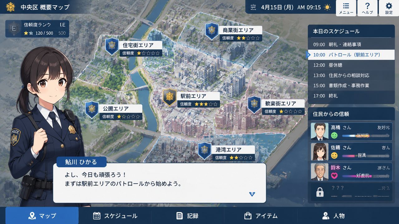 极道无赖EX 女警鮎川光 主线事件 专题图 2