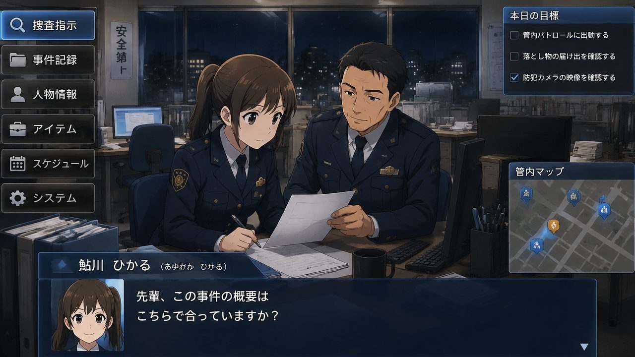 极道无赖EX 女警鮎川光 警局日常 玩法截图 1